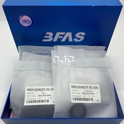 ชุดซีลน้ำมันกระบอกไฮดรอลิก FKM ทนน้ำมันเส้นผ่านศูนย์กลาง 5-500 มม. สำหรับ SK200