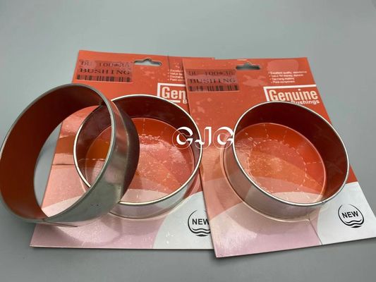 บูชเหล็กชุบแข็ง Oilless Sleeve เลื่อนตัวเองหล่อลื่นสำหรับรถขุด
