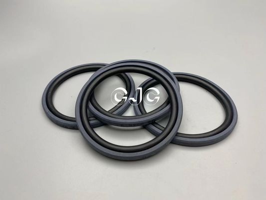 ชุดซีลน้ำมันกระบอกไฮดรอลิกสีดำ 700-80-62350 วัสดุ PTFE FKM