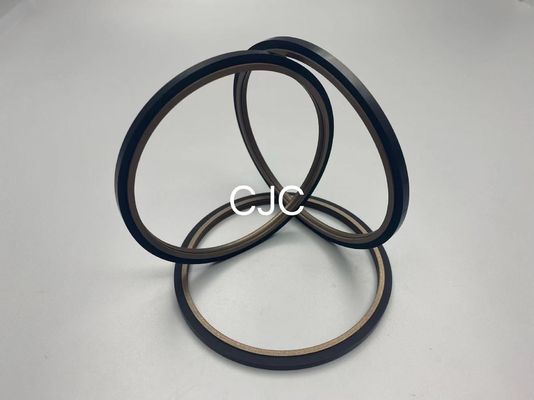 SPN PTFE รถขุดไฮดรอลิกสำริดก้านลูกสูบซีลความต้านทานน้ำมัน